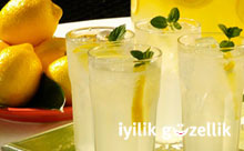 Limonata ve meyve sularına dikkat